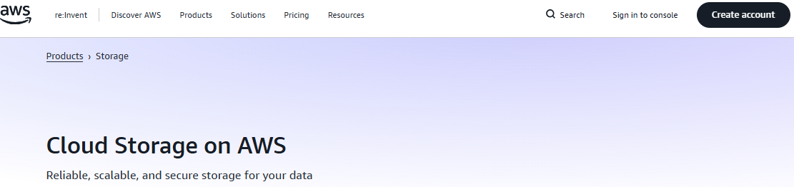 AWS Storage image