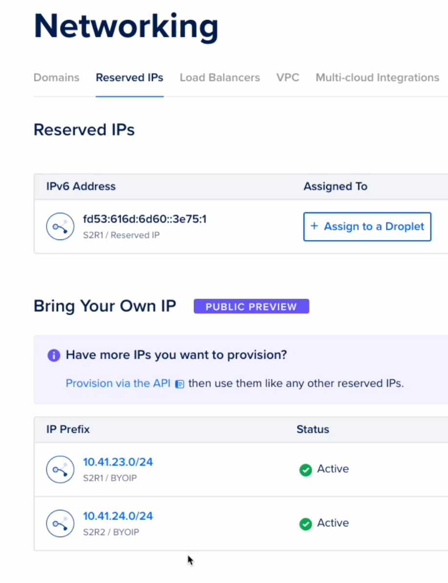 Bring your Own IP