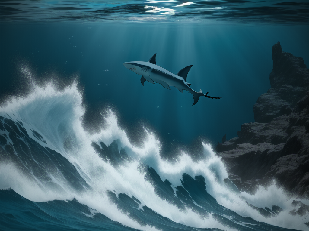 shark-swimming